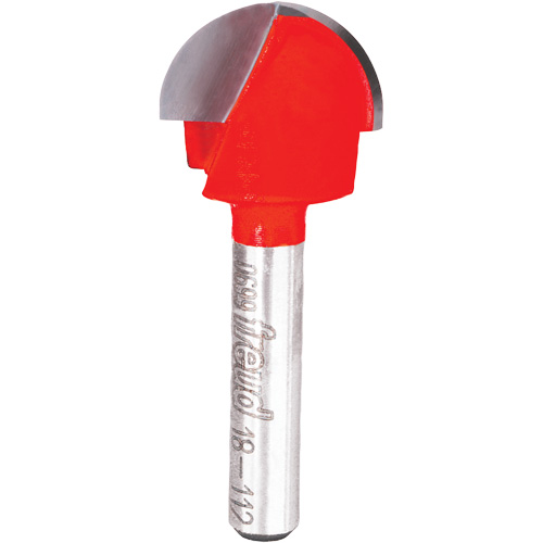 Router Bit - Round Nose Bit, 3/4" Dia., 1/4" Shank
