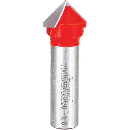 Router Bit - V Grooving Bit, 3/4" Dia., 1/2" Shank