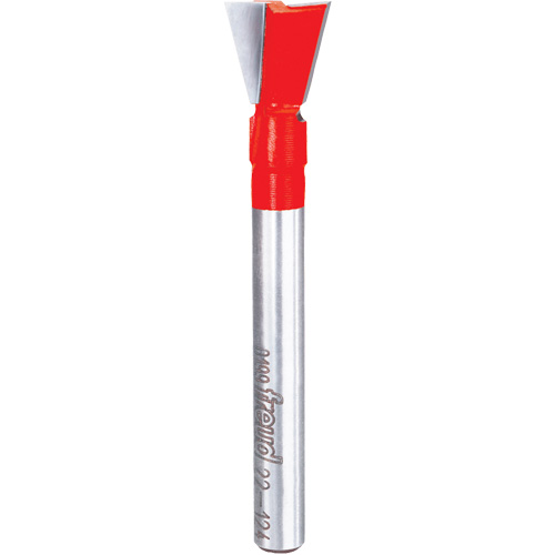 Router Bit - Dovetail Bit, 1/2" Dia., 1/4" Shank