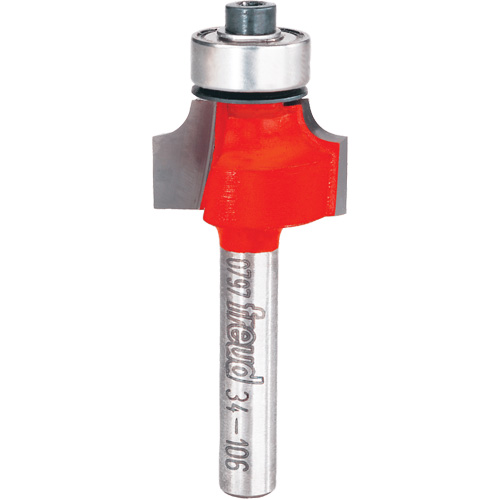 Router Bit - Rounding Over Bit, 13/16" Dia., 1/4" Shank