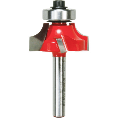 Router Bit - Rounding Over Bit, 1" Dia., 1/4" Shank