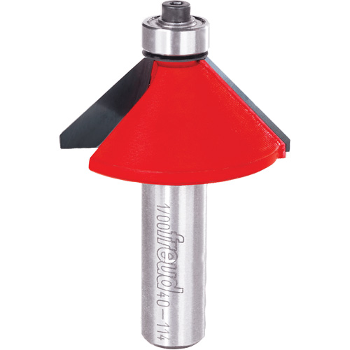 Router Bit - Chamfer Bit, 1-3/4" Dia., 1/2" Shank