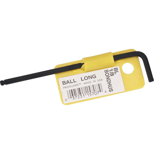 Balldrive Hex Key, 3.8" L, L Shape