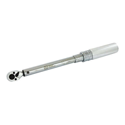 Heavy-Duty Micro-Adjustable Torque Wrench, Click, 1/2" Square Drive, 30 - 250 ft-lbs.
