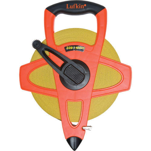 Fibreglass Measuring Tapes, 1/2" x 328'/100 m, in/ft-m/cm Graduations