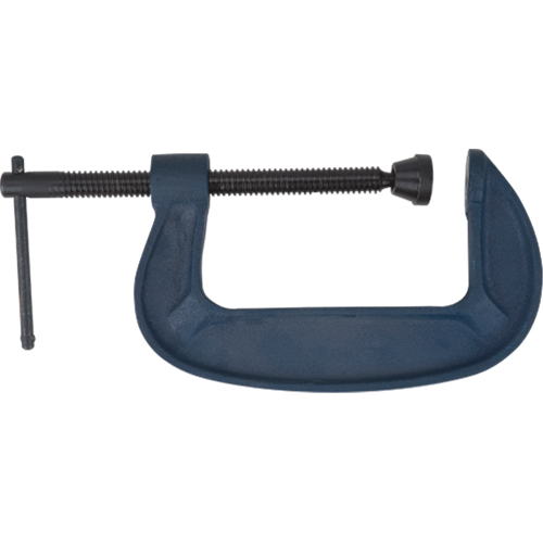 C-Clamp, 4" (102 mm) Capacity, 2-11/32" (60 mm) Throat Depth