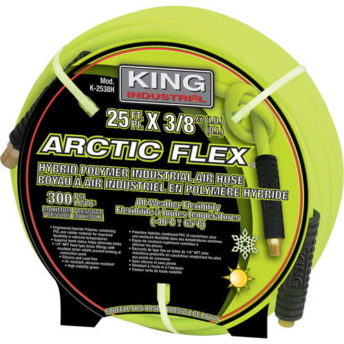 25' Hybrid Polymer Industrial Air Hose