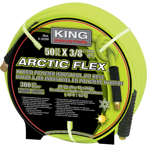 50' Hybrid Polymer Industrial Air Hose