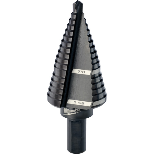 #9 Step Drill Bit, 7/8" - 1-1/8" , High Speed Steel