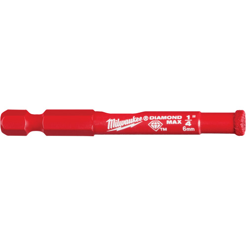 Diamond Plus™ Hole Saw, 1/4", 1/2" Depth of Cut, Diamond