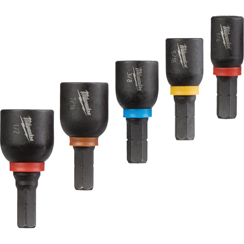 Shockwave™ Insert Magnetic Nut Driver Set, 5 Pcs., Nutsetter
