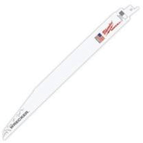The Wrecker™ Multi-Material Sawzall® Blade, Bi-Metal, 7-11 TPI, 12" L x 1" W
