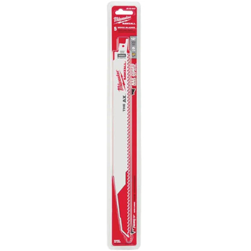 The Ax™ Sawzall® Blade, Bi-Metal, 5 TPI, 6" L x 1" W