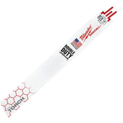 The Torch™ Sawzall® Blade, Bi-Metal, 18 TPI, 9" L x 1" W
