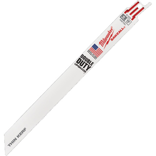 Sawzall® Blade, Bi-Metal, 18 TPI, 9" L x 3/4" W