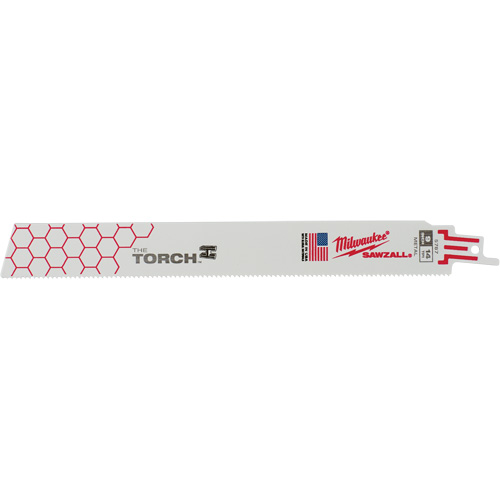 The Torch™ Sawzall® Blade, Bi-Metal, 14 TPI, 9" L x 1" W