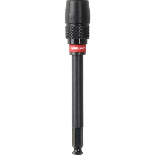 Quik-Lok™ Impact Drill Bit Extension, 7/16" Max. Diameter, 5-1/2" Length, 7/16" Shank