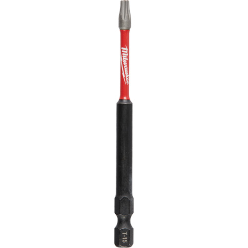 Shockwave™ Impact Power Bit, Torx, T-15 Tip, 1/4" Drive Size, 3-1/2" Length