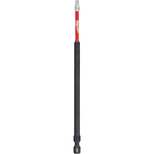Shockwave™ Impact Power Bit, Square, #2 Tip, 1/4" Drive Size, 6" Length