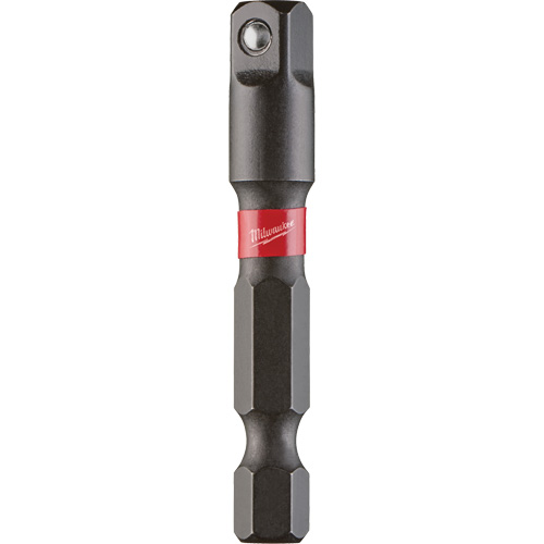 Shockwave™ Impact Driver Socket Adapter, 1/4" Drive Size, 1/4" Male Size, Ball, 1-7/8" L