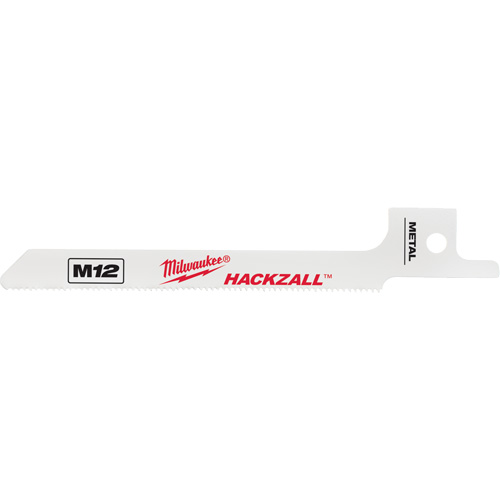 M12™ Hackzall™ Blade-Wood Scroll, Bi-Metal, 12 TPI, 3-1/2" L x 5/16" W