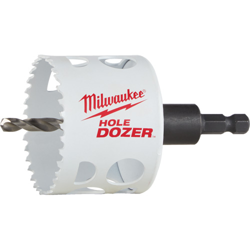 Hole Dozer™ Hole Saw with Arbor, 2-1/2", 1-5/8" Depth of Cut, Bi-Metal