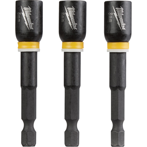 Shockwave™ Impact Duty™ Nut Driver, 1/4" Tip, 8 mm Drive, 2-9/16" L, Magnetic