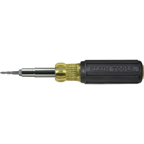 Multi-Bit Tap Tool Driver, 7-3/4" L, Cushion Grip Handle