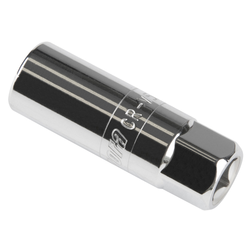 Spark Plug Socket Wrench, 3/8" Drive, 13/16" Socket, 2-9/16" L