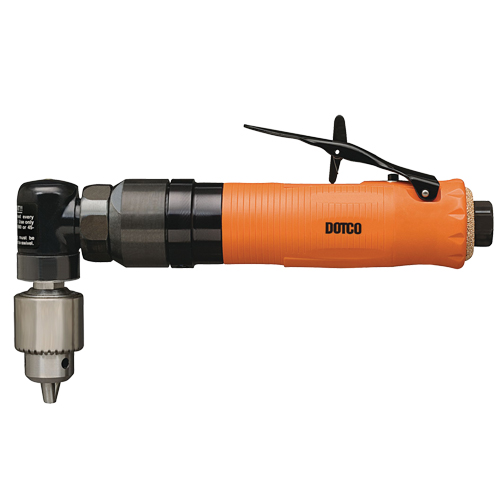 15-14 Series Right Angle Drill, 1/4" Chuck, 1/4" NPT Air Inlet, 1500 No Load RPM