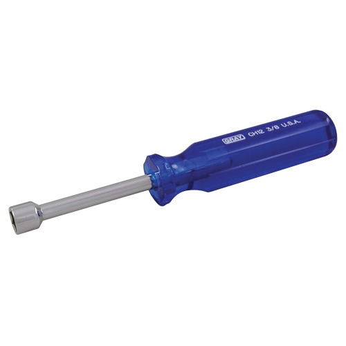 Nut Driver, 3/8" Drive, 6-5/8" L, Non Magnetic