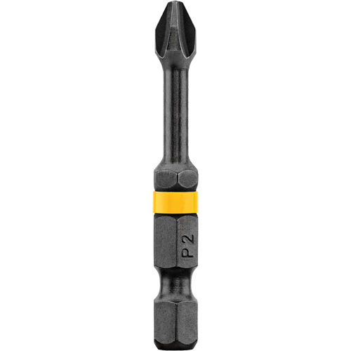 Dewalt™ 2" Phillips #2 Impact Ready® Bit, Phillips, #2 Tip, 1/4" Drive Size, 2" Length