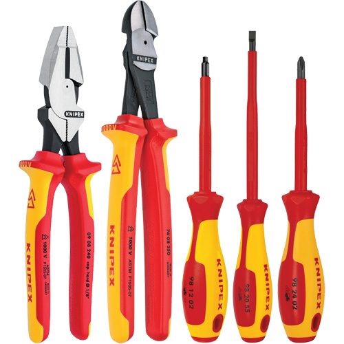 Insulated High Leverage Set, 1000 V, 5 Pcs