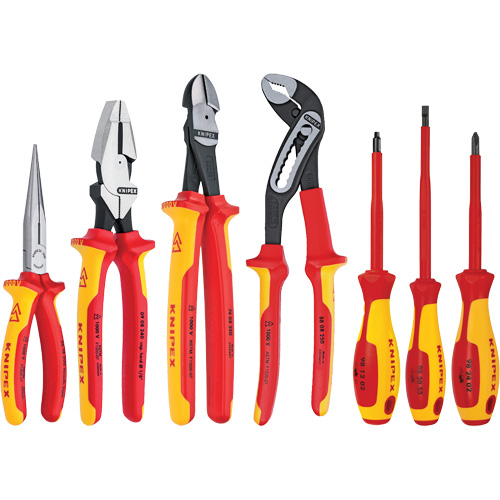 Insulated Tool Set, 1000 V, 7 Pcs