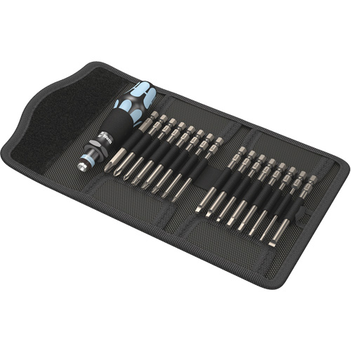 Kraftform Kompakt Imperial Screwdriver Bit Set, Cushion Grip Handle