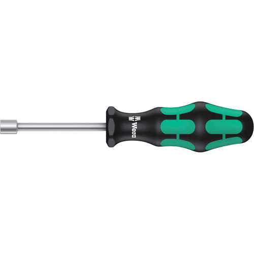 395 Series Hollow Nutdriver, 7 mm Drive, 7-9/32" L, Non Magnetic