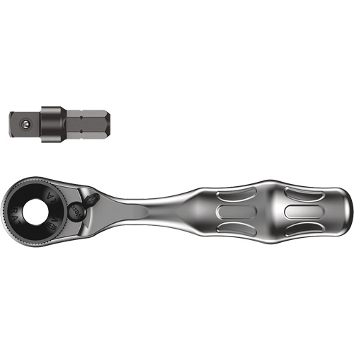Mini Ratchet 1/4 metal, 1/4" Drive, Ergonomic Handle