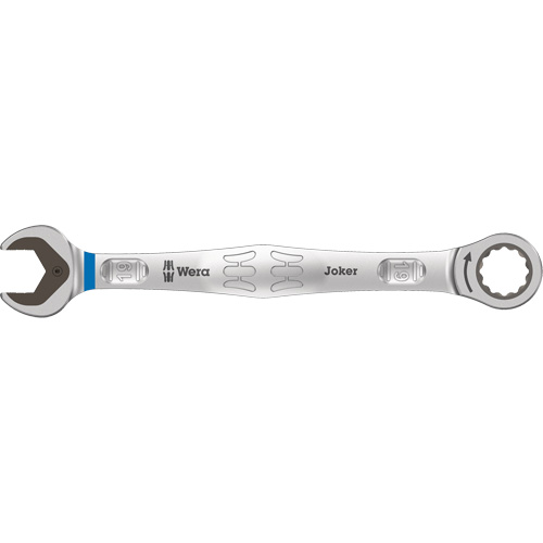 Joker Combination Wrench 19 mm, 12 Point, 19 mm, Chrome Finish