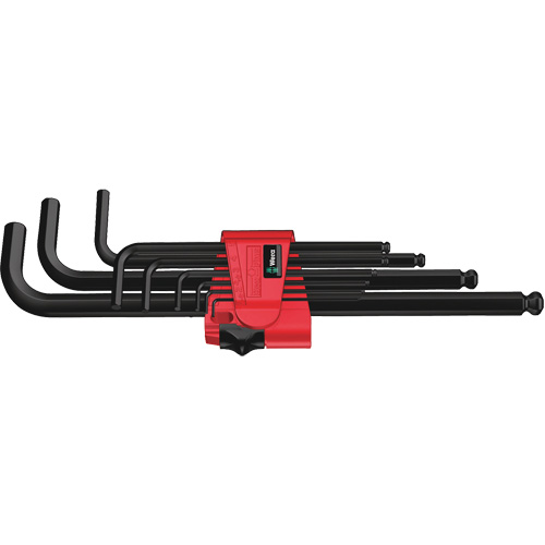 Hex Plus Key Set, 9 Pcs., Metric