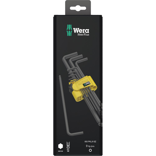 Hex Plus Key Set, 9 Pcs., Imperial