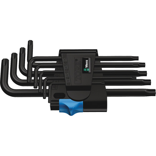L-Key Set with Holding Function, 9 Pcs., Torx®