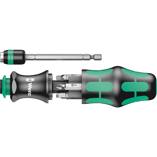 Kraftform Kompakt 26 Multi Screwdriver, 7-11/16" L, Plastic Handle