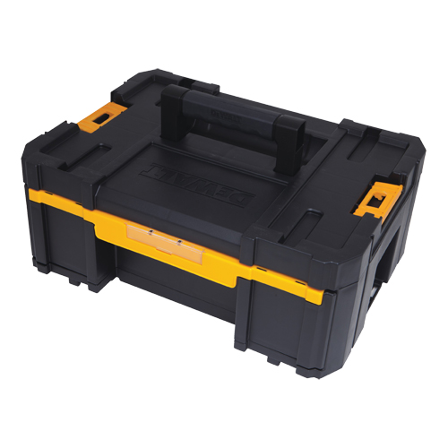 TSTAK® III Tool Box with Single Deep Drawer, 16-3/4" x 12-1/4" x 6-7/8", Black