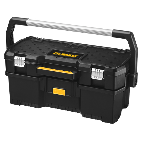 Tote with Power Tool Case, 12-13/16" W x 24 D x 11-3/16" H, Black