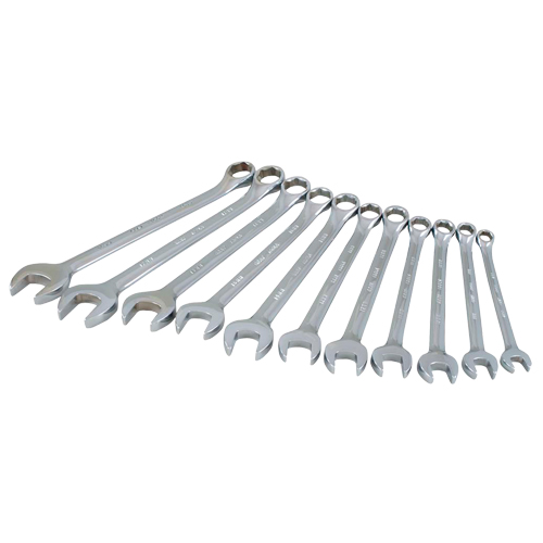 Wrench Set, Combination, 11 Pieces, Metric