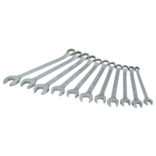 Wrench Set, Combination, 11 Pieces, Metric