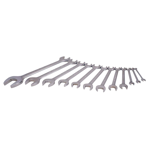 Wrench Set, Open-Ended, 12 Pieces, Imperial