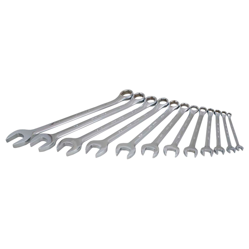 Wrench Set, Combination, 12 Pieces, Imperial
