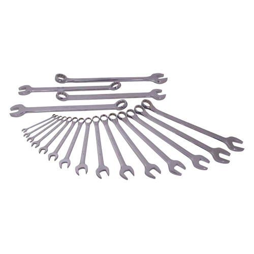 Wrench Set, Combination, 19 Pieces, Imperial