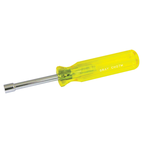 Nut Driver, 7 mm Drive, 6-1/2" L, Non Magnetic